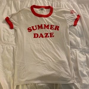 PINK Summer Daze Ringer Tee
